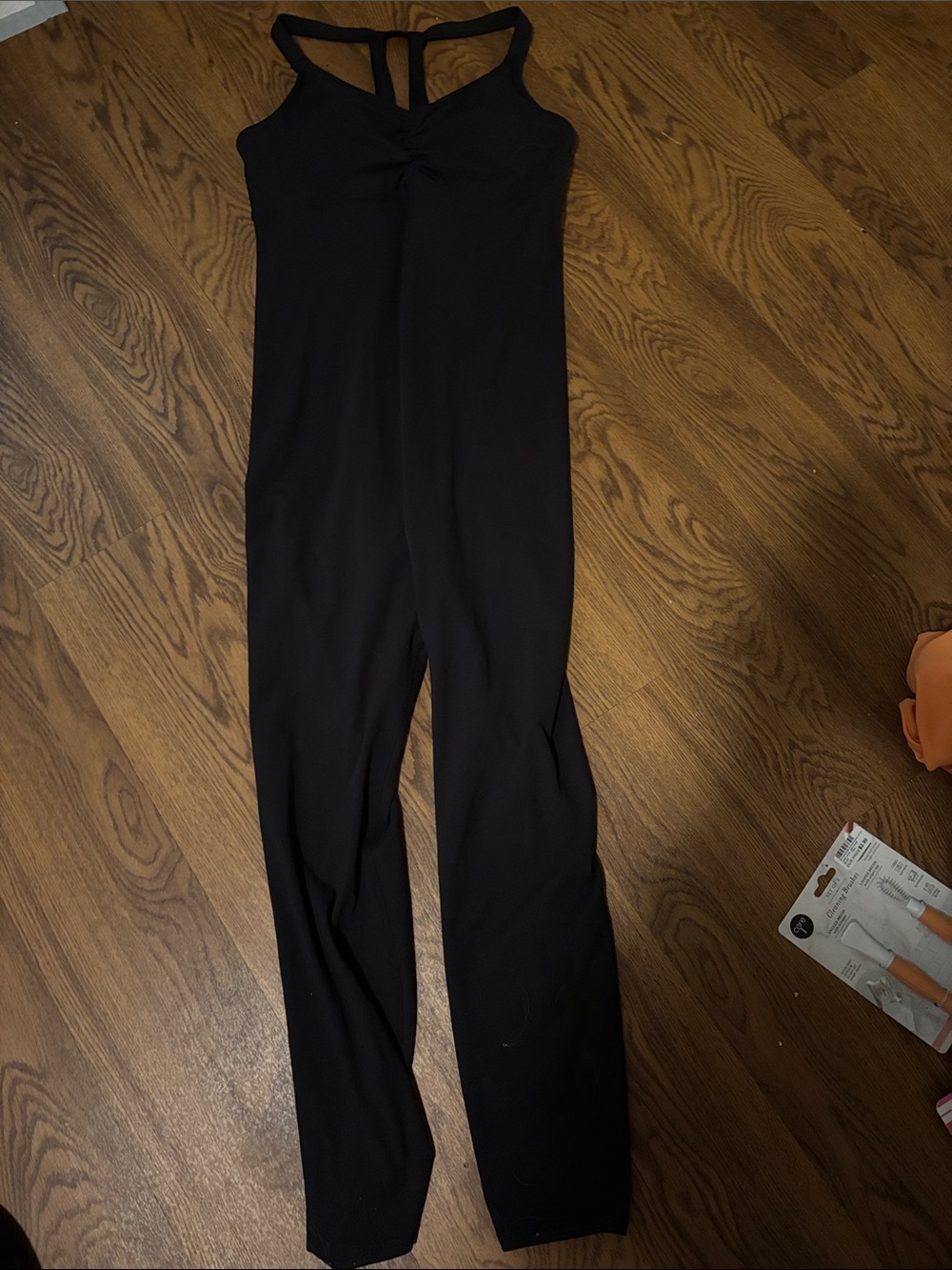 Gilly Hicks Black Sleeveless Twist-Front Jumpsuit